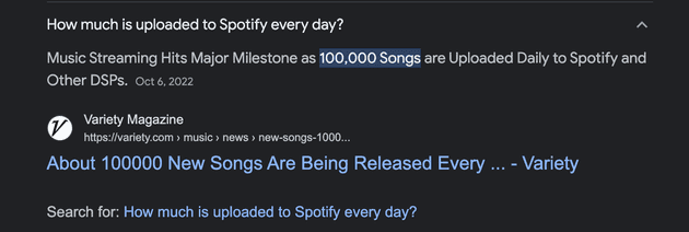 That's 100,000 release parties